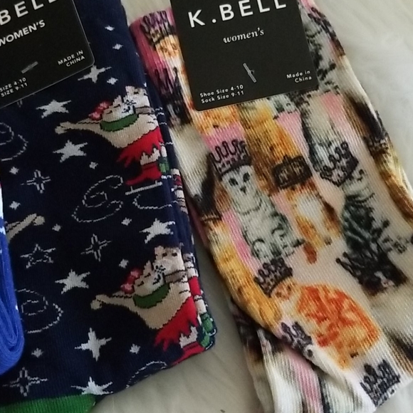 CUTE K.BELL Cat Lovers Sock Bundle #1 - Picture 13 of 16